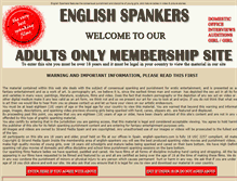 Tablet Screenshot of english-spankers.com
